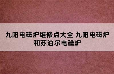 九阳电磁炉维修点大全 九阳电磁炉和苏泊尔电磁炉